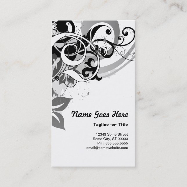 sommar hög-fi visitkort (Framsida)