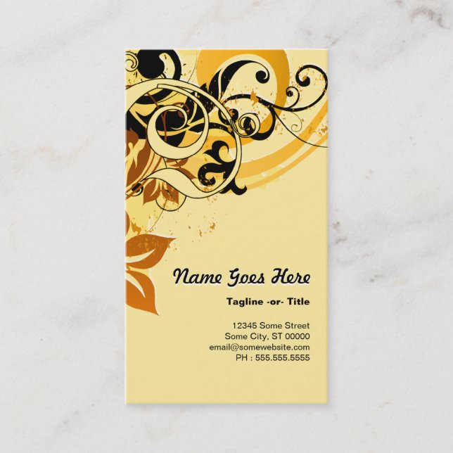 sommar hög-fi visitkort (Framsida)