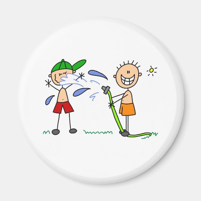 Sommar Hose Fight Magnet (Framsidan)