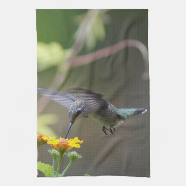 Sommar Hummer! Kökshandduk (Vertikal)
