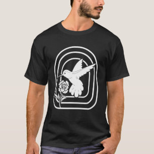 Sommar Hummingbird with Flowers Colibri bird Owner T Shirt