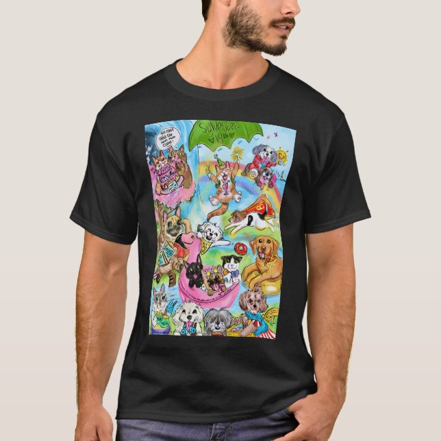 Sommar Husdjur T Shirt (Framsida)