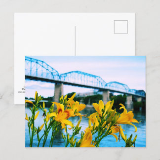 Sommar i Chattanooga, TN - Walnut Street Bridge Vykort