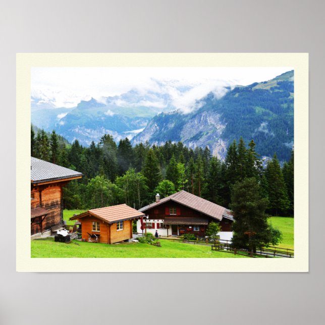 Sommar i de schweiziska alperna poster (Framsidan)