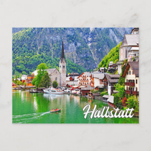 Sommar i Hallstatt, Österrike Vykort