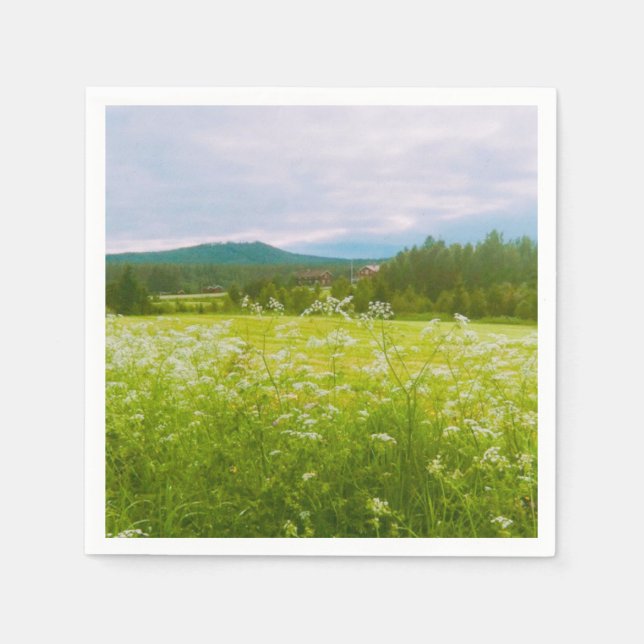 Sommar i Hälsingland - Helsingia  Pappersservett (Framsidan)