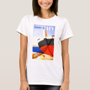 Sommar i Italien Vintage resor Tee Shirt