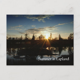 Sommar i Lappland - vykort