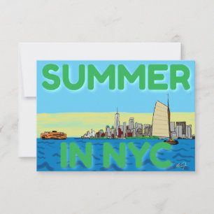 Sommar i NYC Tack Kort
