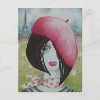 Sommar i Paris Vykort