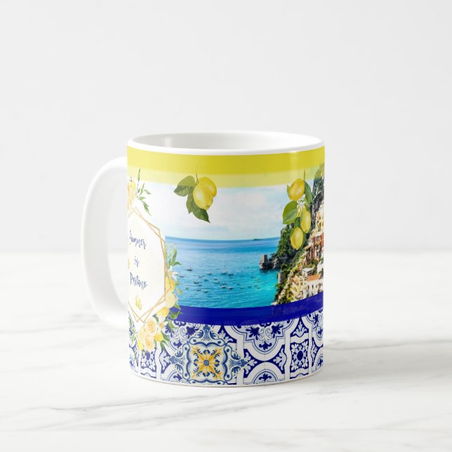 Sommar i Positano Mugg Lemons Vietnamri Tile (Framsida vänster)