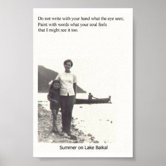 Sommar i Sjö Baikal Poster
