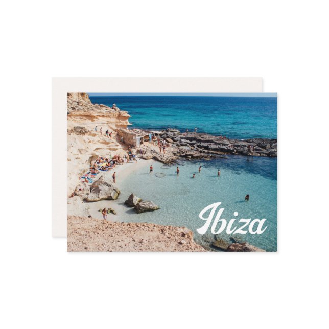 Sommar i Spanien Ibiza vykort (Fram/Back In Situ)