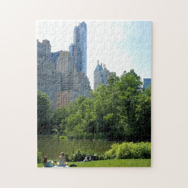 Sommar i staden - Central Park - pussel (Vertikal)