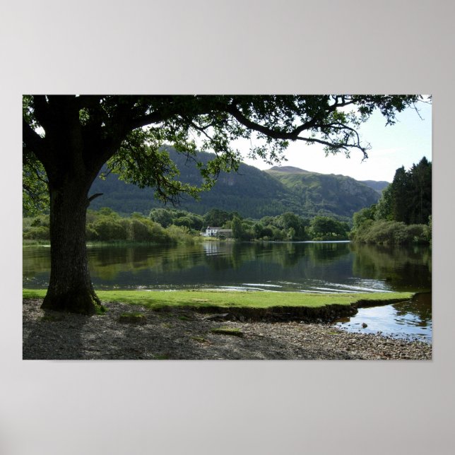 Sommar i Strandshag Bay: Derwentwater Poster (Framsidan)