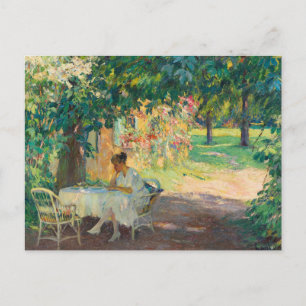 Sommar i trädgården Edward Cucuel Vykort