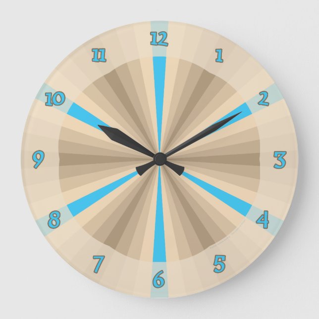 Sommar Illusion Clock Stor Klocka (Framsida)