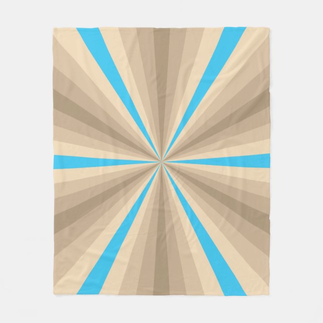 Sommar Illusion Fleece Blanket (Framsidan)