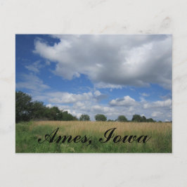 Sommar Iowa Prairie Ames, Iowa Postcards Vykort