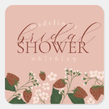 Sommar Jordgubb Bröllopsdusch