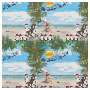 Sommar jul Baby på Beach-serien Tyg