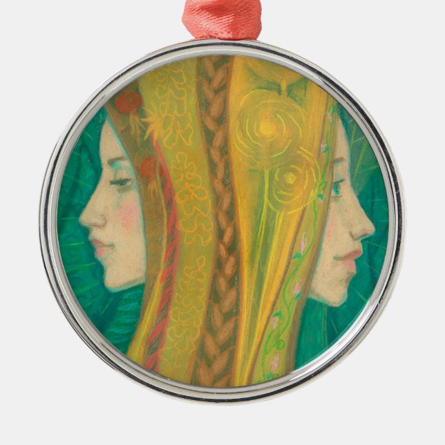 Sommar Julgransprydnad Metall (Framsidan)