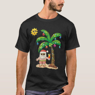 Sommar Jultomten jul Mele Kalikimaka Aloha T Shirt