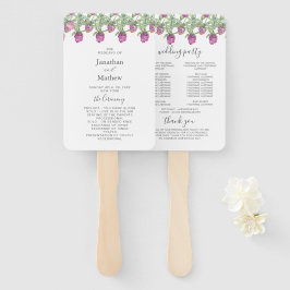 Sommar Jungle Watercolor Blommigt Bröllop