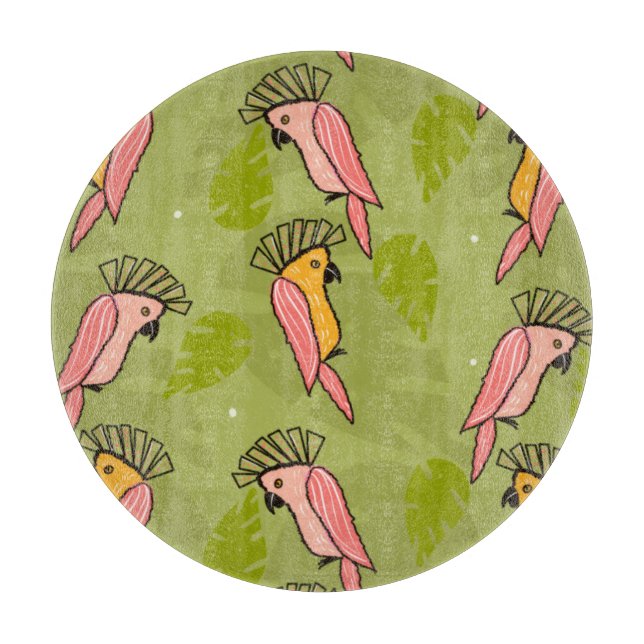 Sommar Kakaduor Monstera Grönska  (Framsidan)