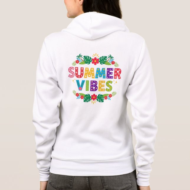 Sommar Känsla Blommig Design-54504 T Shirt (Baksida)