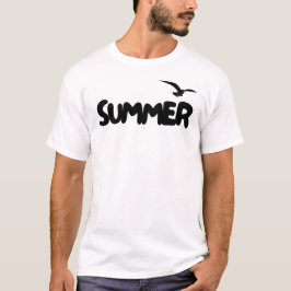 Sommar Känsla Enkel T Shirt
