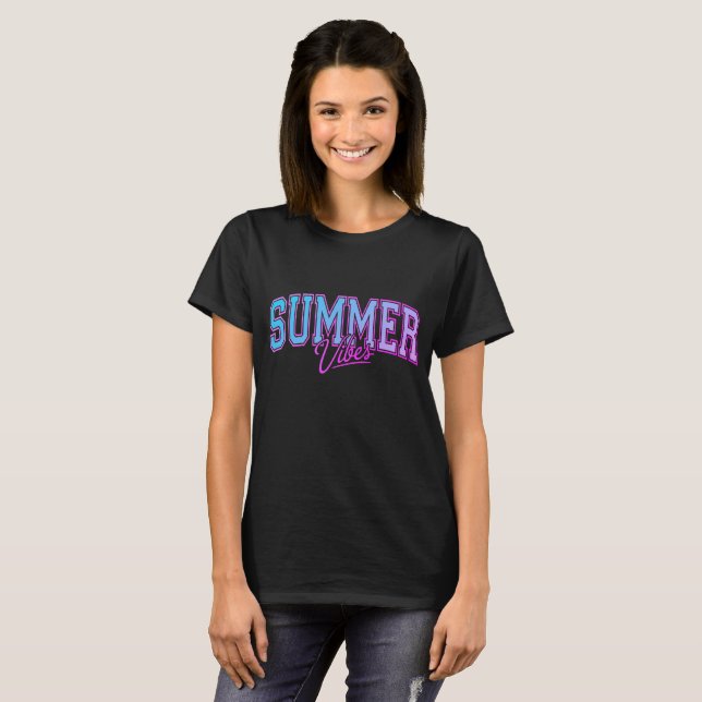 Sommar Känsla Strand Estetik T Shirt (Hel framsida)