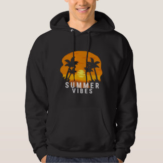 Sommar Känsla Strand Vågor Typografi T-Shirt Hoodie