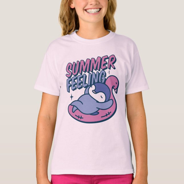 Sommar Känslor T Shirt (Framsida)