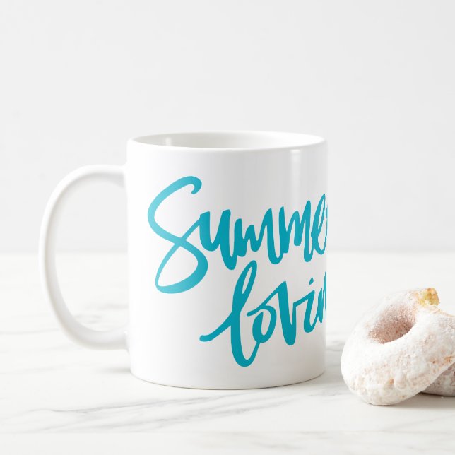 Sommar kärlek kaffemugg (Med munk)