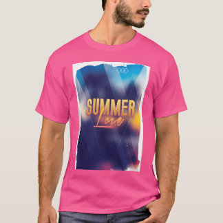 Sommar kärlek rolig t shirt