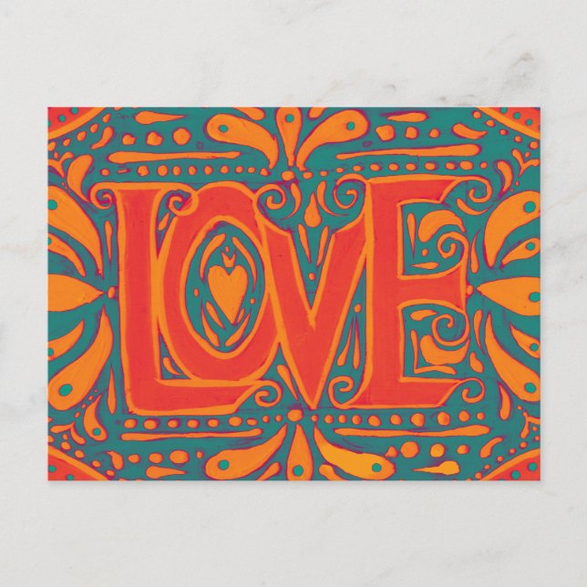 Sommar Kärlek Vykort (Framsida)