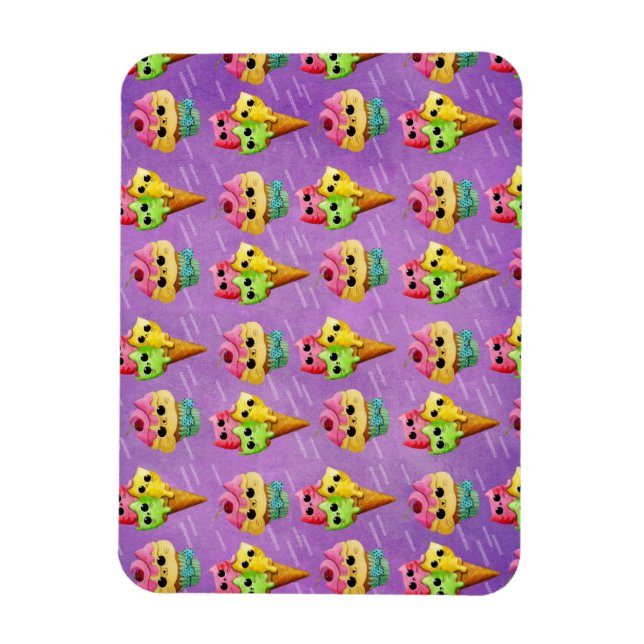 Sommar Kattunge Galenhet Magnet (Vertikal)