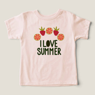 Sommar Kids Cute Fruit T Shirt