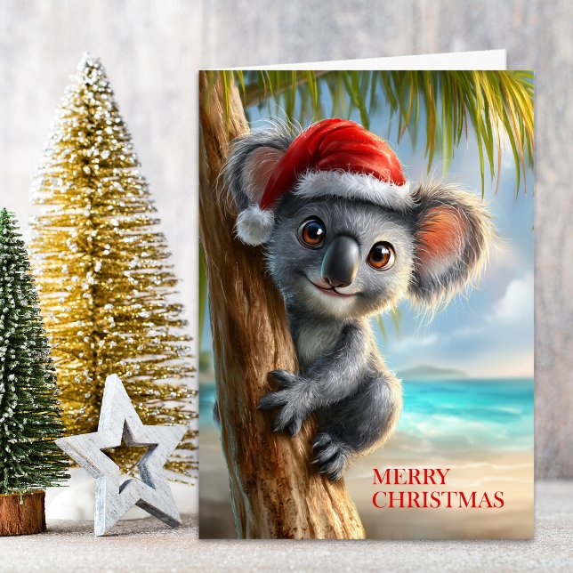 Sommar Koala Jul Helgkort (Skapare uppladdad)