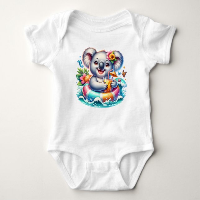 Sommar Koala Sublication Clipart-97702 T Shirt (Framsida)