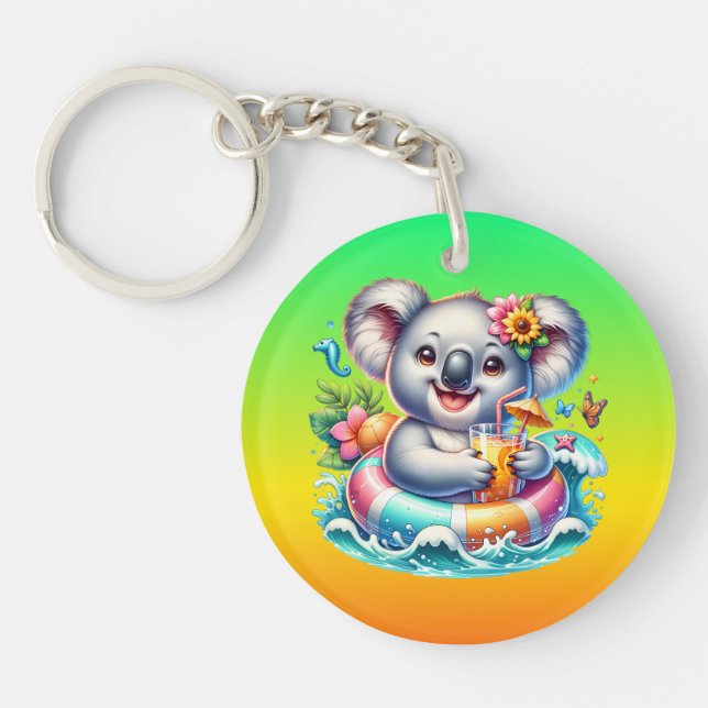 Sommar Koala Sublimering Clipart-97702 (Framsidan)