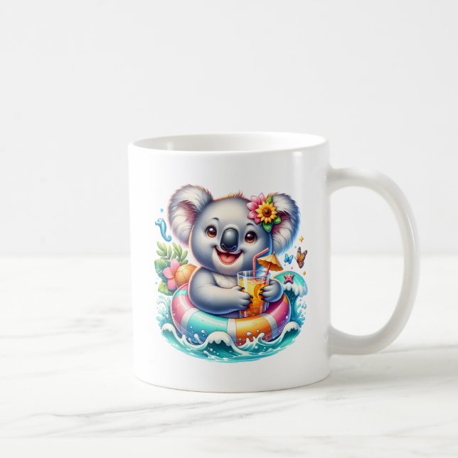 Sommar Koala Sublimering Clipart-97702 Kaffemugg (Höger)