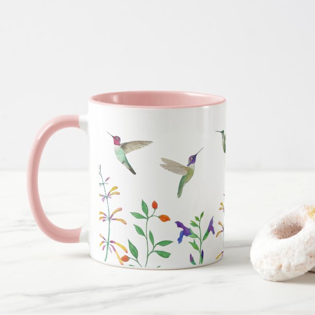 Sommar Kolibrier Mugg (Med munk)