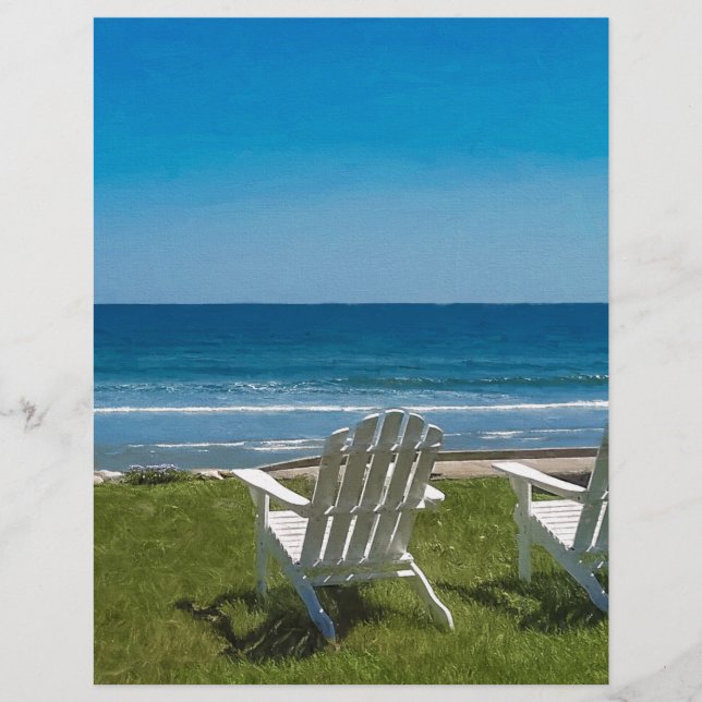 Sommar kommer till Higgins Beach (Framsida)