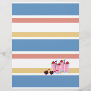 Sommar kul anpassad folder reklamblad