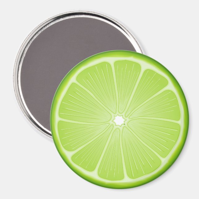 Sommar kul Lime Magnet (Front/Back)