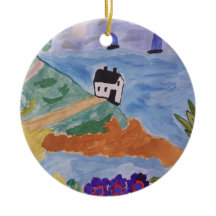 Sommar Kusten och blomma