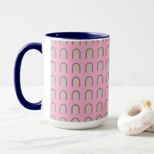 Sommar Kvinnors Elegant Boho Regnbåge Mugg