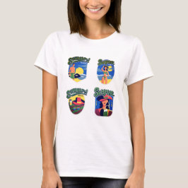 Sommar Kvinnors T-Shirt
